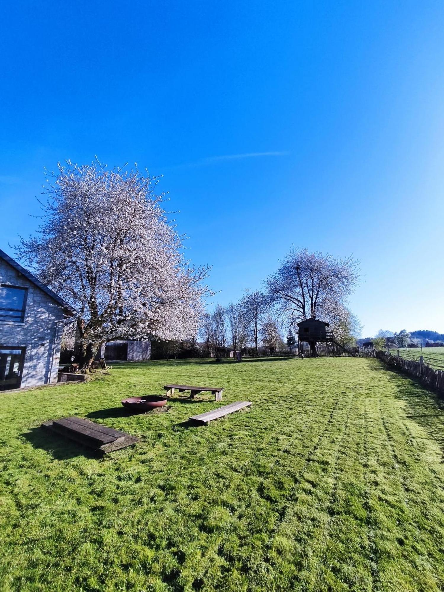 Gerestaureerde Hoeve Met Zicht Durbuy Exterior foto